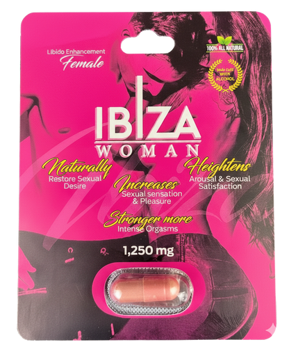 IBIZA PASTILLA VIGORIZANTE WOMAN 1250MG